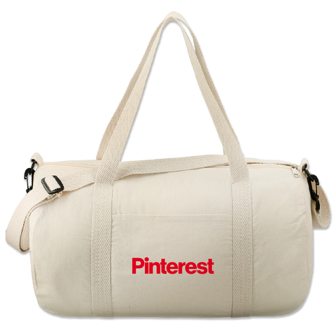 Pinterest - Candidate Experience - 18” Cotton Canvas Duffel