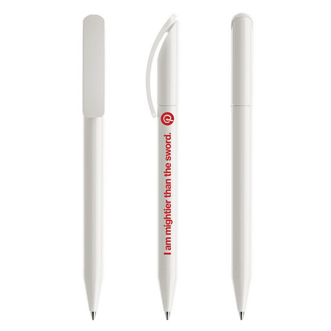 Product Library- Pinterest - I AM Mightier Than The Sword DS3 Pen - Polished White